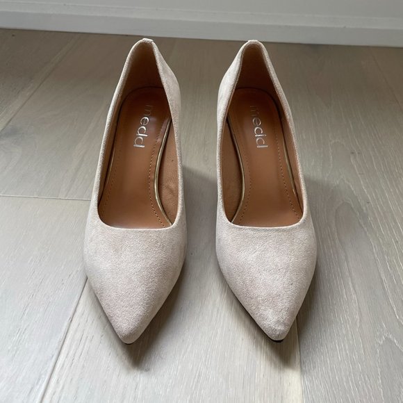 Suede Chunky Heel - Picture 3 of 4